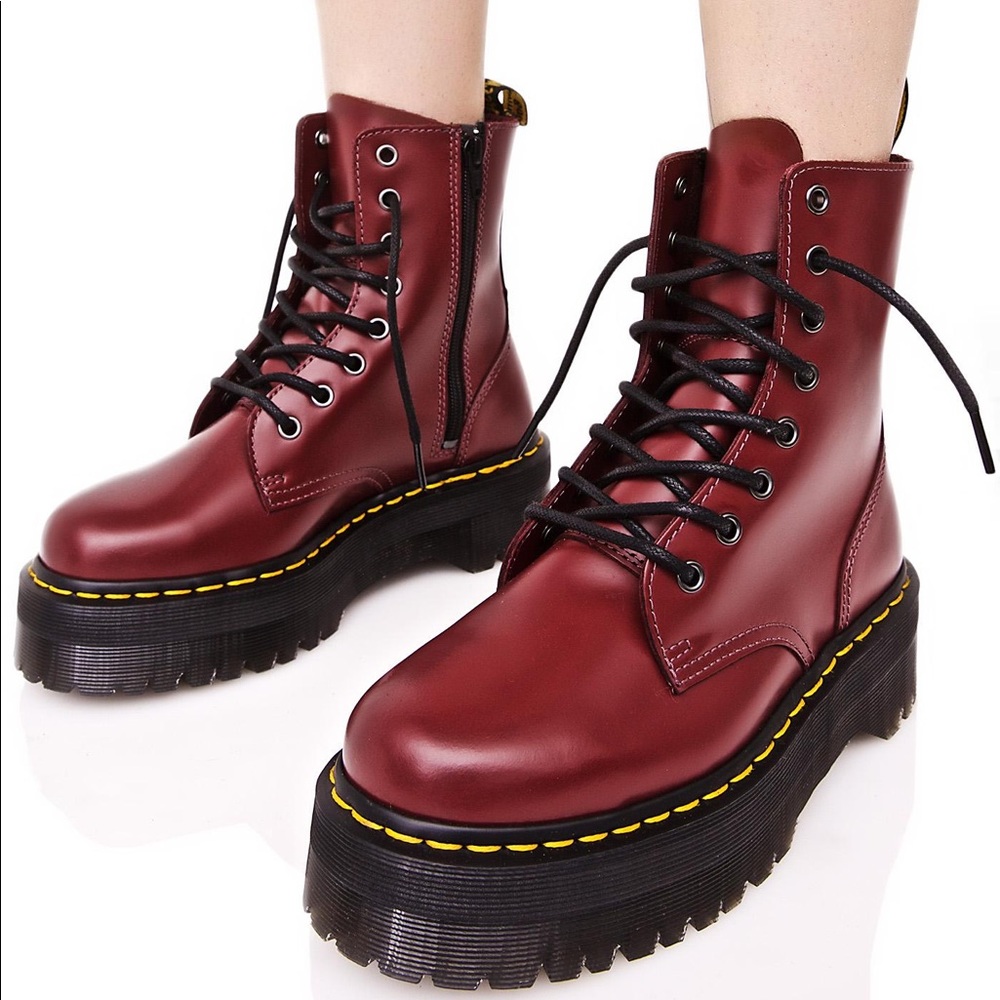 Dr. Martens - Jadon - Cherry Red - UK 3 - US 5